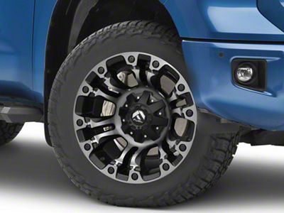 Fuel Wheels Vapor Matte Black Gray Tint 5-Lug Wheel; 20x9; 1mm Offset (14-21 Tundra)