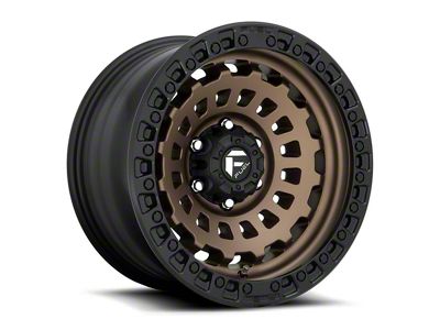 Fuel Wheels Zephyr Matte Bronze with Black Bead Ring 5-Lug Wheel; 20x9; 20mm Offset (14-21 Tundra)