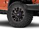 Fuel Wheels Vapor Matte Black Machined Wheel; 18x9; -12mm Offset (07-18 Jeep Wrangler JK)