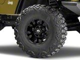 Fuel Wheels Vapor Matte Black Wheel; 15x8; -16mm Offset (97-06 Jeep Wrangler TJ)