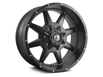 Full Throttle Off Road FT2 Satin Black 6-Lug Wheel; 18x9; 0mm Offset (03-09 4Runner)