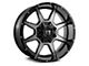 Full Throttle Off Road FT2 Gloss Black Machined 6-Lug Wheel; 17x9; 0mm Offset (05-15 Tacoma)