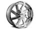 Full Throttle Off Road FT1 Chrome 6-Lug Wheel; 17x9; 0mm Offset (2024 Tacoma)