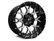 Full Throttle Off Road FT0151 Gloss Black Machined 6-Lug Wheel; 17x9; -12mm Offset (10-24 4Runner)