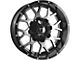 Full Throttle Off Road FT0151 Gloss Black Machined Wheel; 17x9; -12mm Offset (84-01 Jeep Cherokee XJ)