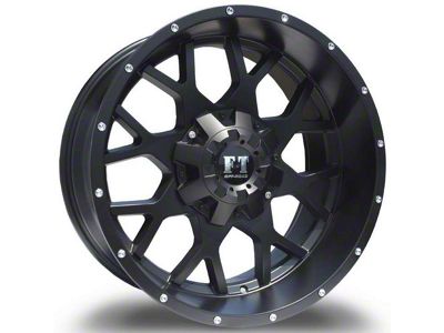 Full Throttle Off Road FT0151 Gloss Black Wheel; 17x9; -12mm Offset (76-86 Jeep CJ7)