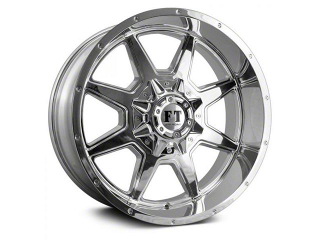 Full Throttle Off Road FT2 Chrome Wheel; 20x12 (76-86 Jeep CJ7)