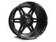 Full Throttle Off Road FT3 Satin Black 6-Lug Wheel; 20x12; -44mm Offset (17-24 Titan)