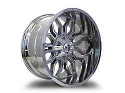 Full Throttle Off Road FT9 Chrome 6-Lug Wheel; 20x10; -24mm Offset (16-24 Titan XD)