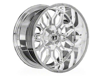 Full Throttle Off Road FT9 Chrome 6-Lug Wheel; 20x12; -44mm Offset (16-24 Titan XD)