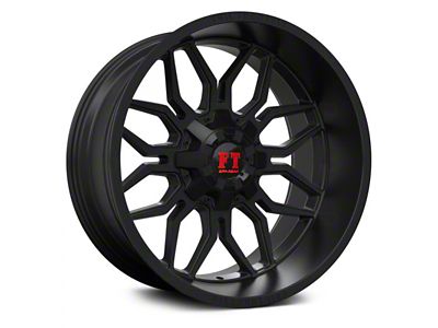 Full Throttle Off Road FT9 Satin Black 6-Lug Wheel; 20x10; -24mm Offset (16-24 Titan XD)