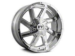 Full Throttle Off Road FT1 Chrome 6-Lug Wheel; 17x9; 0mm Offset (05-21 Frontier)