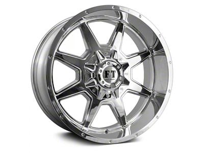 Full Throttle Off Road FT2 Chrome 6-Lug Wheel; 17x9; 0mm Offset (05-21 Frontier)