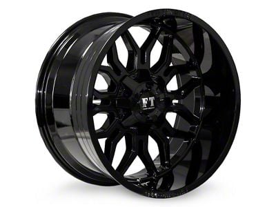 Full Throttle Off Road FT9 Gloss Black 6-Lug Wheel; 20x12; -44mm Offset (03-09 4Runner)