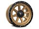 Full Throttle Off Road FT8 Matte Bronze with Matte Black Lip 6-Lug Wheel; 20x9; 0mm Offset (17-24 Titan)