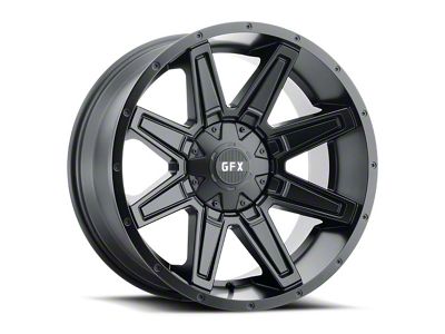 G-FX TR23 Matte Black 6-Lug Wheel; 18x9; 12mm Offset (03-09 4Runner)