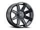 G-FX TR23 Matte Black 6-Lug Wheel; 20x9; 12mm Offset (03-09 4Runner)