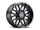 G-FX TM-5 Gloss Black Milled 6-Lug Wheel; 18x9; 0mm Offset (04-15 Titan)