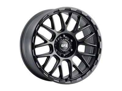 G-FX TM7 Matte Black 6-Lug Wheel; 18x9; 12mm Offset (04-15 Titan)