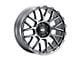 G-FX TM7 Matte Gunmetal 6-Lug Wheel; 18x9; 12mm Offset (04-15 Titan)