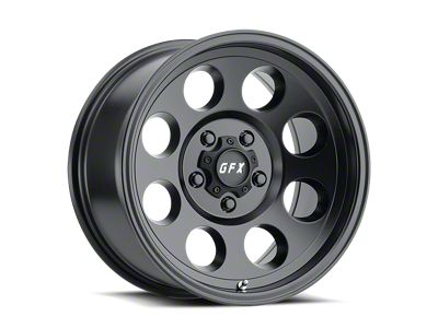 G-FX TR-16 Matte Black 6-Lug Wheel; 18x9; 12mm Offset (04-15 Titan)