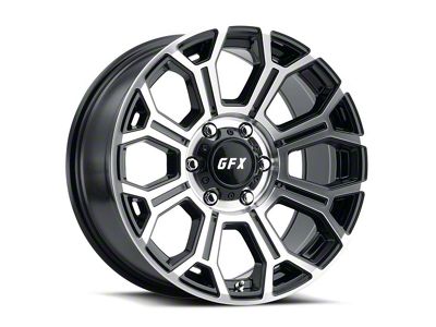 G-FX TR-19 Gloss Black Machined 6-Lug Wheel; 20x9; 12mm Offset (04-15 Titan)
