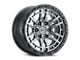 G-FX TR-24 Matte Gray with Matte Black Lip 6-Lug Wheel; 18x9; 12mm Offset (04-15 Titan)