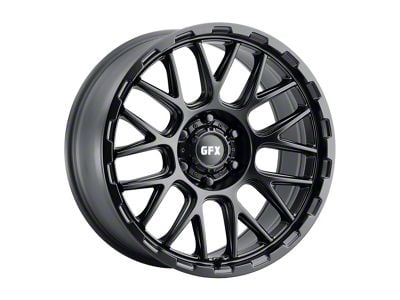 G-FX TM7 Matte Black 6-Lug Wheel; 18x9; 12mm Offset (05-15 Tacoma)