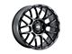 G-FX TM7 Matte Black 6-Lug Wheel; 18x9; 12mm Offset (05-15 Tacoma)