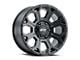 G-FX TR-19 Matte Black 6-Lug Wheel; 17x8.5; 0mm Offset (05-15 Tacoma)