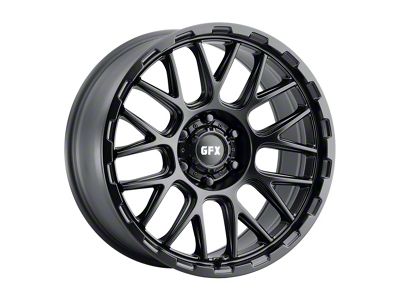 G-FX TM7 Matte Black 6-Lug Wheel; 17x9; 12mm Offset (10-24 4Runner)