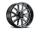 G-FX TM6 Gloss Black Milled 6-Lug Wheel; 20x9; 12mm Offset (2024 Tacoma)