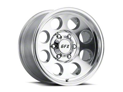 G-FX TR-16 Polished 6-Lug Wheel; 17x9; 0mm Offset (2024 Tacoma)