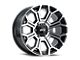 G-FX TR-19 Gloss Black Machined 6-Lug Wheel; 17x8.5; 18mm Offset (2024 Tacoma)