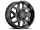 G-FX TR-Mesh2 Gloss Black Milled 6-Lug Wheel; 18x9; 12mm Offset (2024 Tacoma)