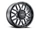 G-FX TM-5 Matte Gray with Matte Black Lip 6-Lug Wheel; 17x8.5; 0mm Offset (10-24 4Runner)