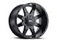 G-FX TR-12 Matte Black 6-Lug Wheel; 17x9; 12mm Offset (10-24 4Runner)