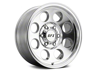 G-FX TR-16 Polished 6-Lug Wheel; 16x8.5; -6mm Offset (10-24 4Runner)