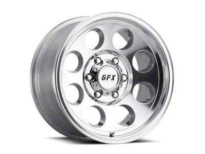 G-FX TR-16 Polished 6-Lug Wheel; 17x9; 0mm Offset (10-24 4Runner)