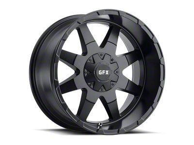 G-FX TR-12 Matte Black 6-Lug Wheel; 17x9; 12mm Offset (22-24 Bronco Raptor)