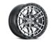 G-FX TR-24 Matte Gray with Matte Black Lip 6-Lug Wheel; 18x9; 12mm Offset (22-24 Bronco Raptor)