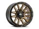 G-FX T26 Bronze with Black Lip and Bolts 6-Lug Wheel; 17x9; 0mm Offset (21-24 Bronco, Excluding Raptor)