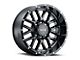 G-FX TM-5 Gloss Black Milled 6-Lug Wheel; 17x8.5; 18mm Offset (21-24 Bronco, Excluding Raptor)