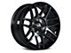 G-FX TM8 Gloss Black with Dark Tint 6-Lug Wheel; 18x9; 18mm Offset (21-24 Bronco, Excluding Raptor)