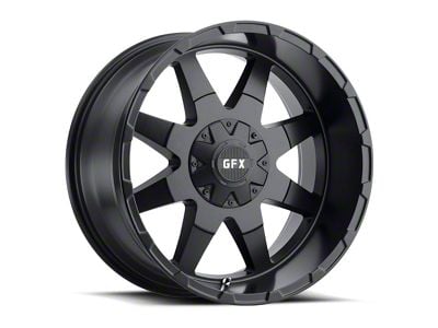 G-FX TR-12 Matte Black 6-Lug Wheel; 17x9; 0mm Offset (21-24 Bronco, Excluding Raptor)