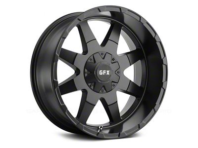 G-FX TR-12 Matte Black 6-Lug Wheel; 18x9; 12mm Offset (22-24 Bronco Raptor)