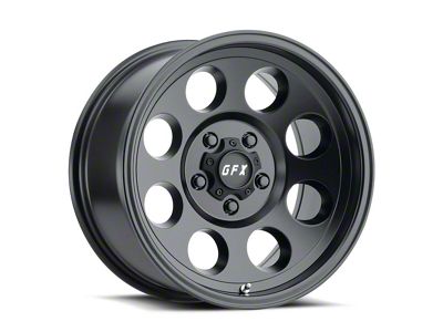 G-FX TR-16 Matte Black 6-Lug Wheel; 17x9; 0mm Offset (22-24 Bronco Raptor)