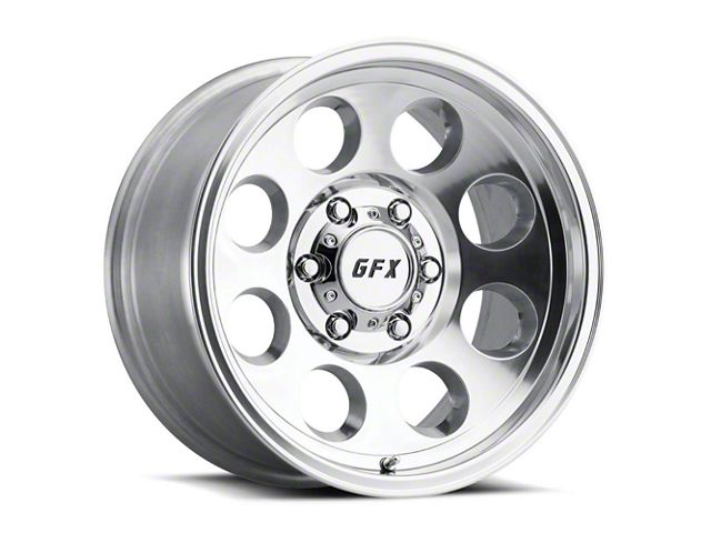 G-FX TR-16 Polished 6-Lug Wheel; 17x9; 0mm Offset (21-24 Bronco, Excluding Raptor)