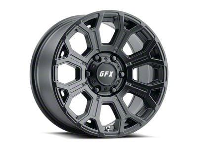 G-FX TR-19 Matte Black 6-Lug Wheel; 18x9; 12mm Offset (21-24 Bronco, Excluding Raptor)