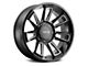 G-FX TR21 Gloss Black Milled 6-Lug Wheel; 18x9; 12mm Offset (22-24 Bronco Raptor)
